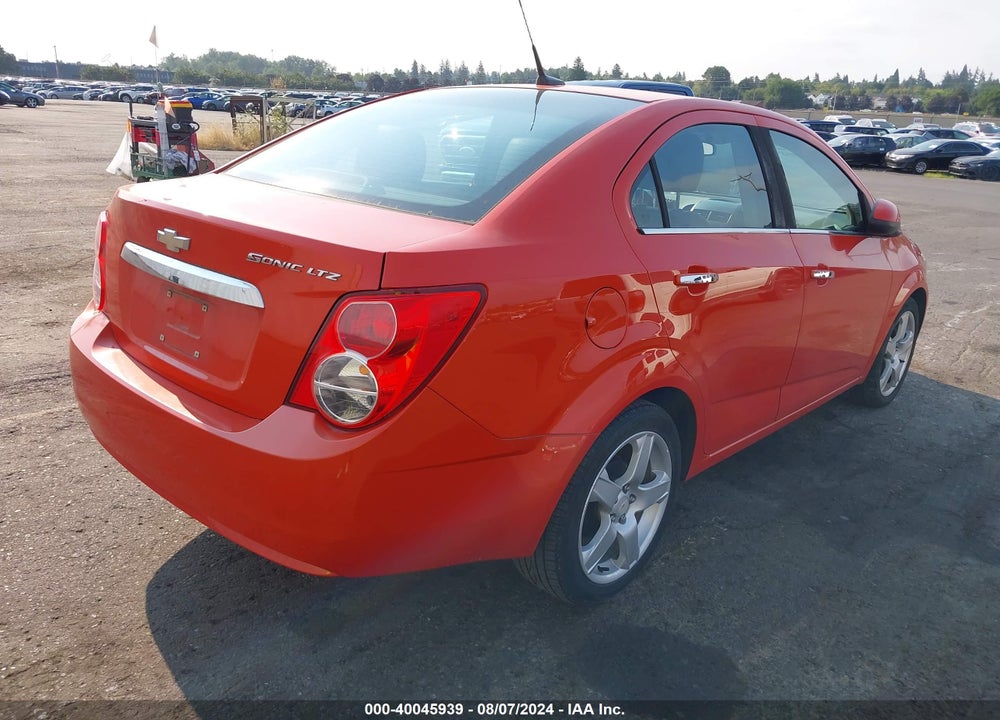 2012 CHEVROLET SONIC VIN: 1G1JE5SH9C4123047