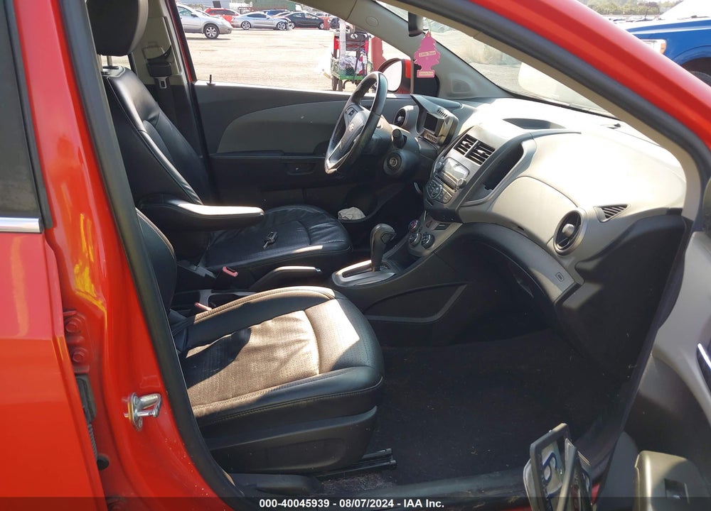 2012 CHEVROLET SONIC VIN: 1G1JE5SH9C4123047