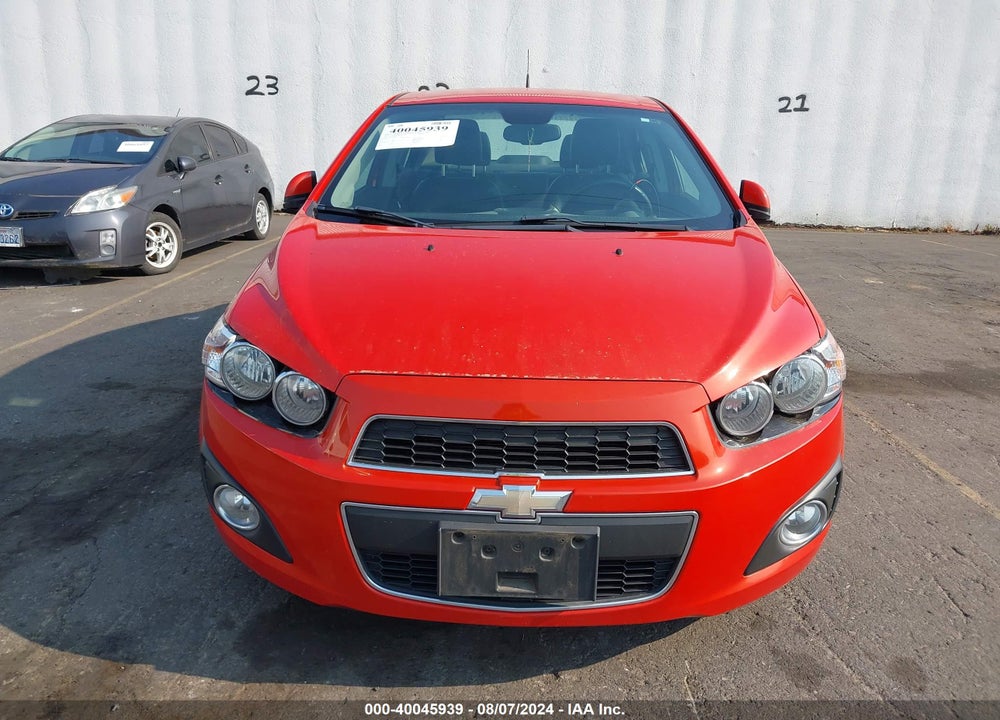 2012 CHEVROLET SONIC VIN: 1G1JE5SH9C4123047