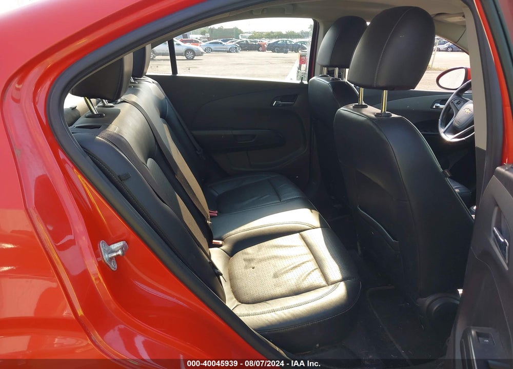 2012 CHEVROLET SONIC VIN: 1G1JE5SH9C4123047