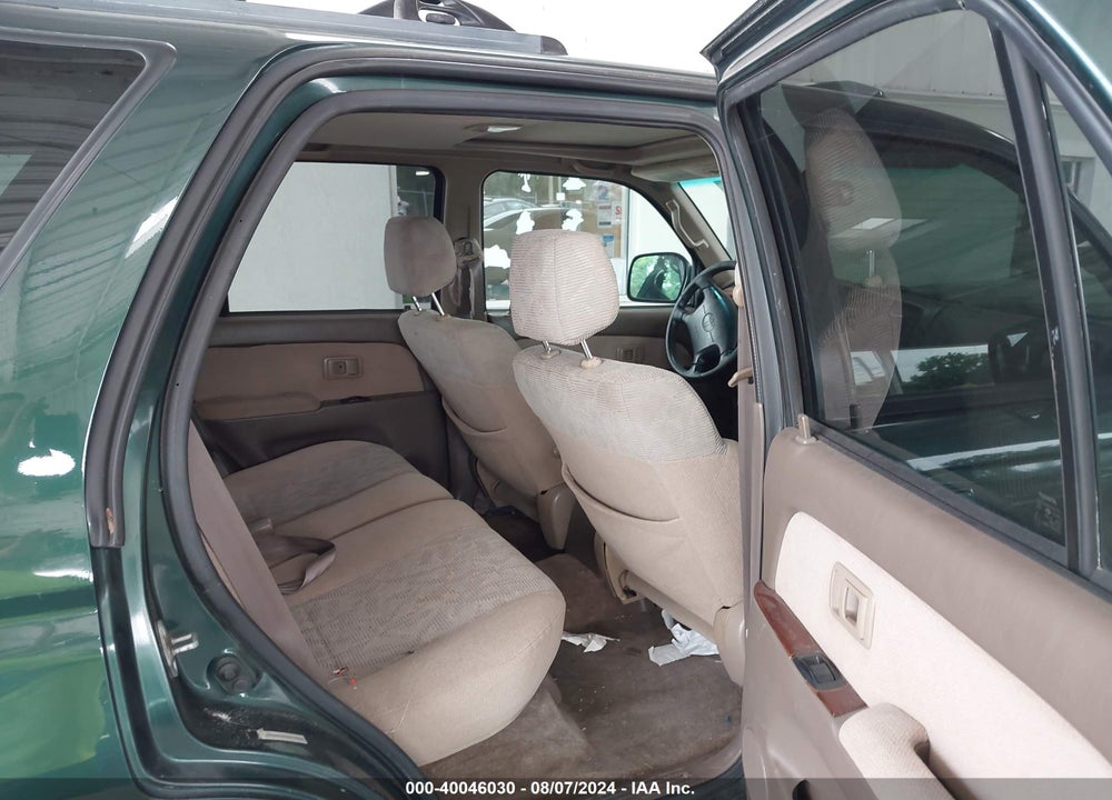 2000 TOYOTA 4RUNNER SR5 V6 VIN: JT3GN86R2Y0144430