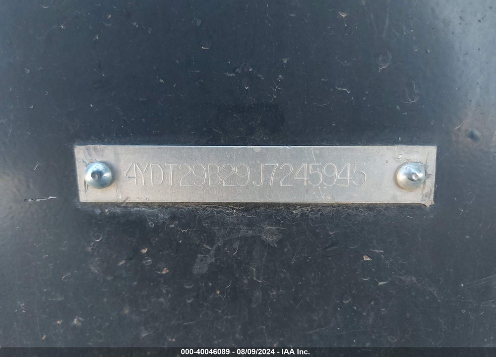2018 KEYSTONE HIDEOUT VIN: 4YDT29B29J7245945