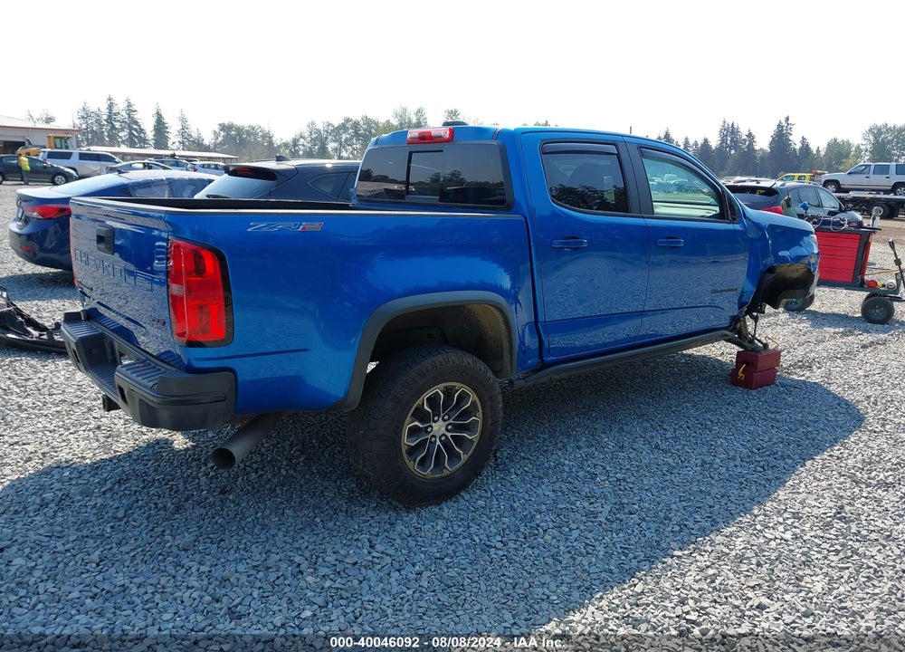 2021 CHEVROLET COLORADO 4WD SHORT BOX ZR2 VIN: 1GCPTEE17M1183188
