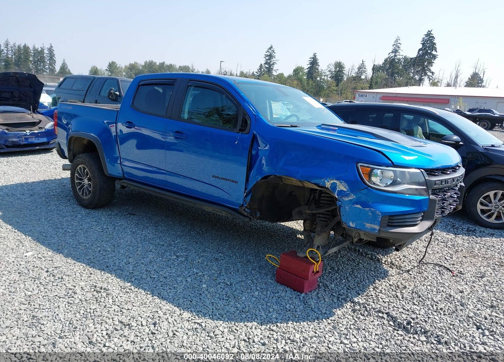 2021 CHEVROLET COLORADO 4WD SHORT BOX ZR2 VIN: 1GCPTEE17M1183188