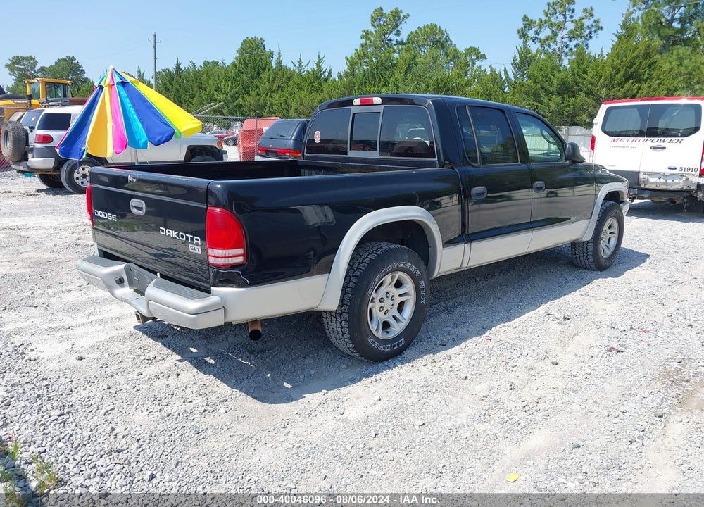 2004 DODGE DAKOTA SLT VIN: 1D7HL48N84S708675