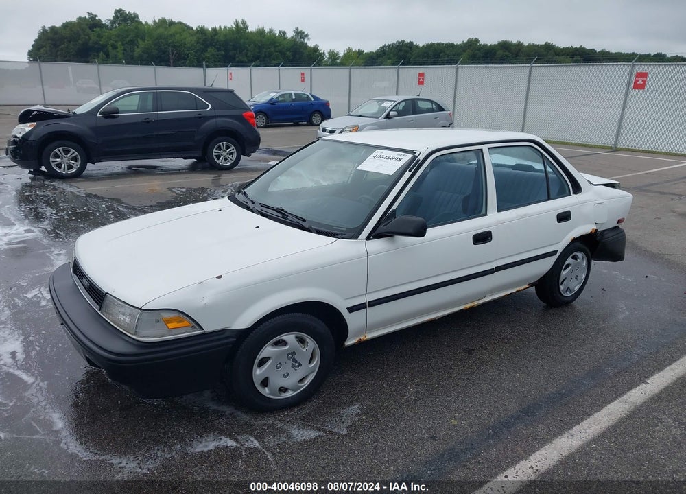 1988 TOYOTA COROLLA DLX VIN: JT2AE92E8J3104490