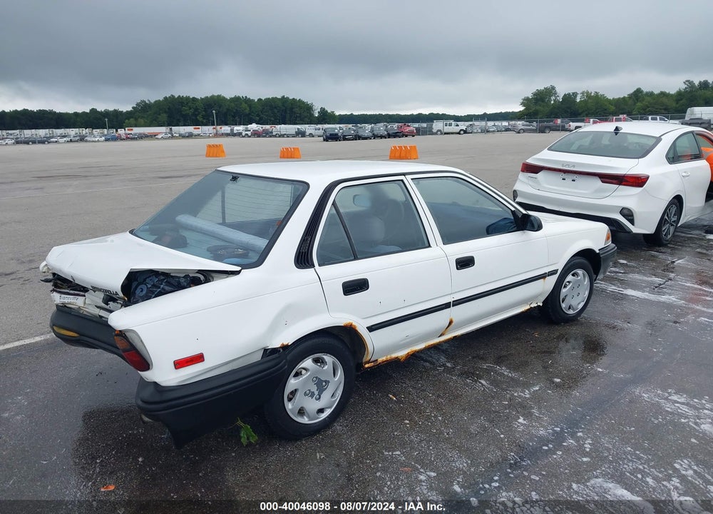 1988 TOYOTA COROLLA DLX VIN: JT2AE92E8J3104490
