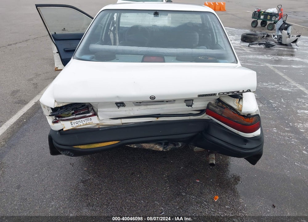 1988 TOYOTA COROLLA DLX VIN: JT2AE92E8J3104490