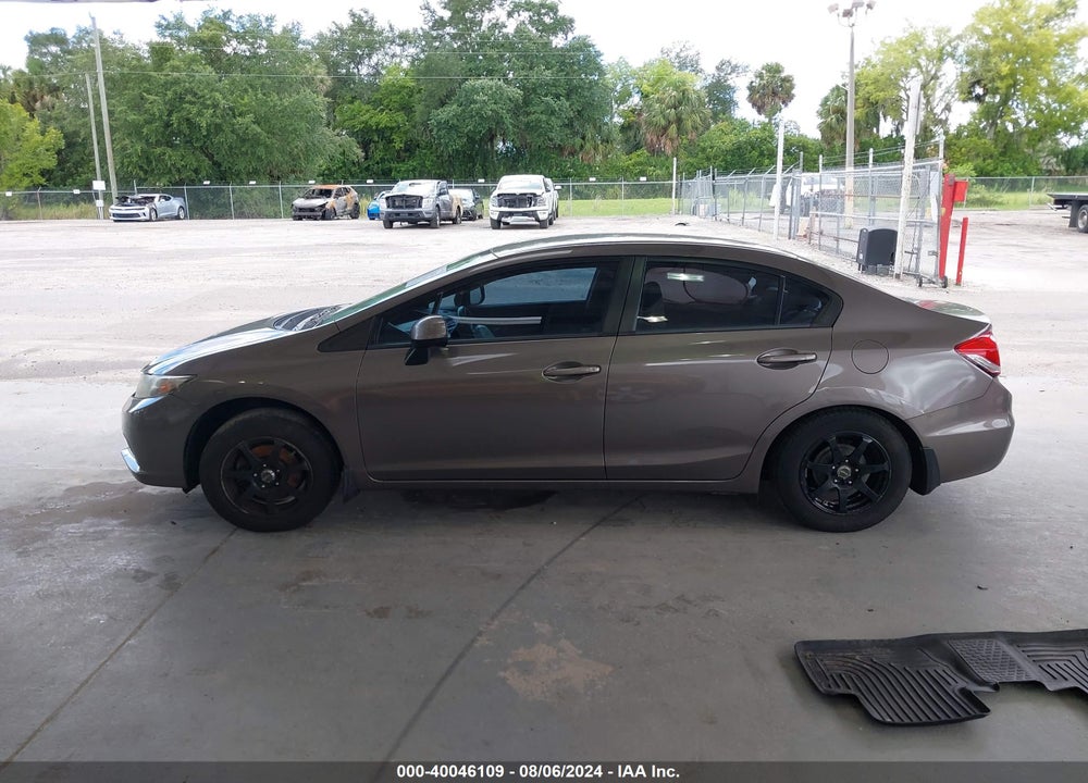 2013 HONDA CIVIC LX VIN: 2HGFB2F57DH546610