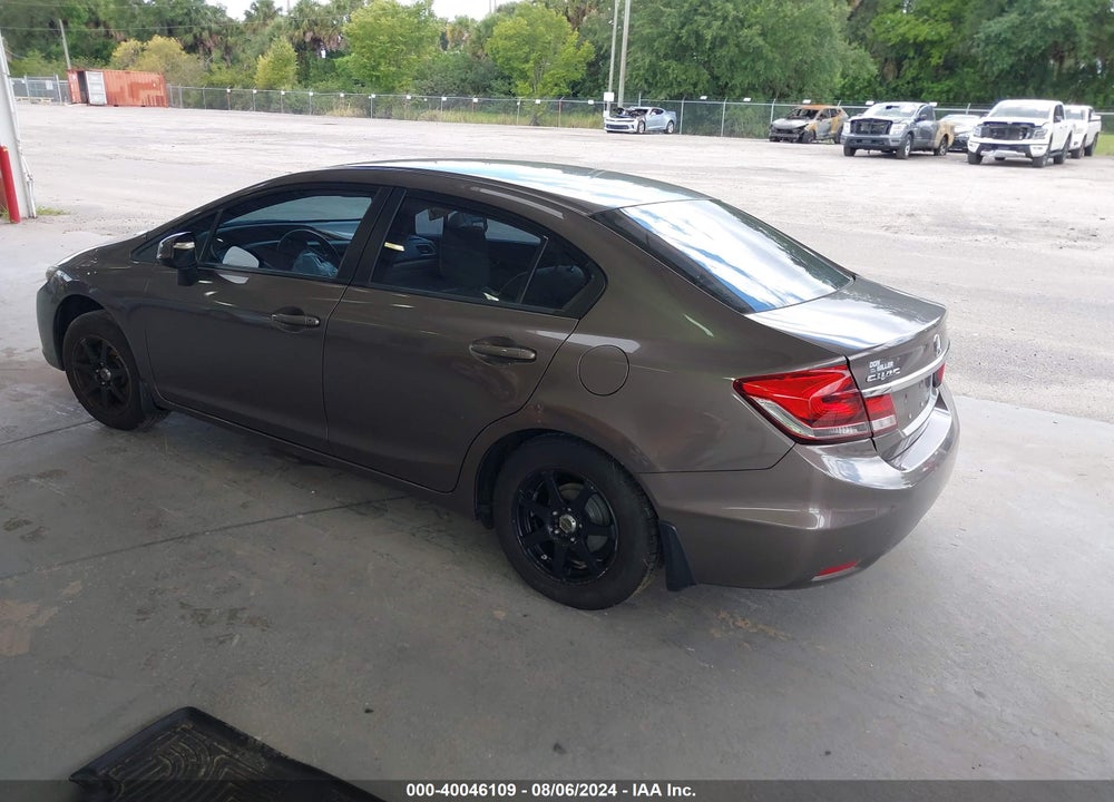 2013 HONDA CIVIC LX VIN: 2HGFB2F57DH546610