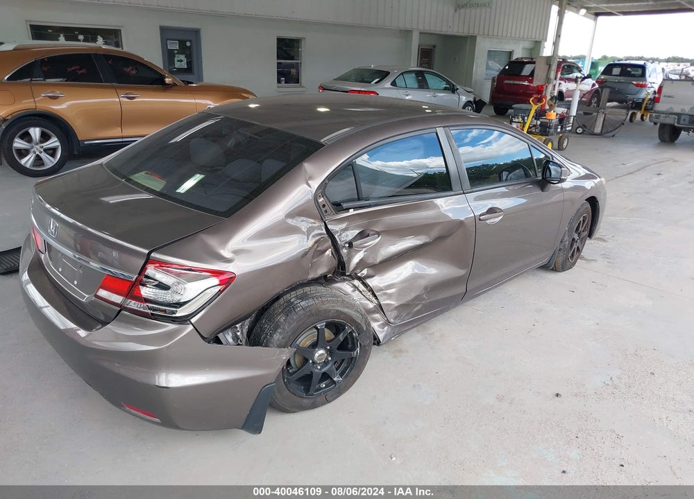 2013 HONDA CIVIC LX VIN: 2HGFB2F57DH546610