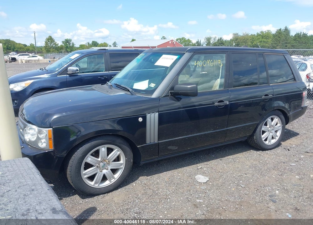 2007 LAND ROVER RANGE ROVER HSE VIN: SALME154X7A244143