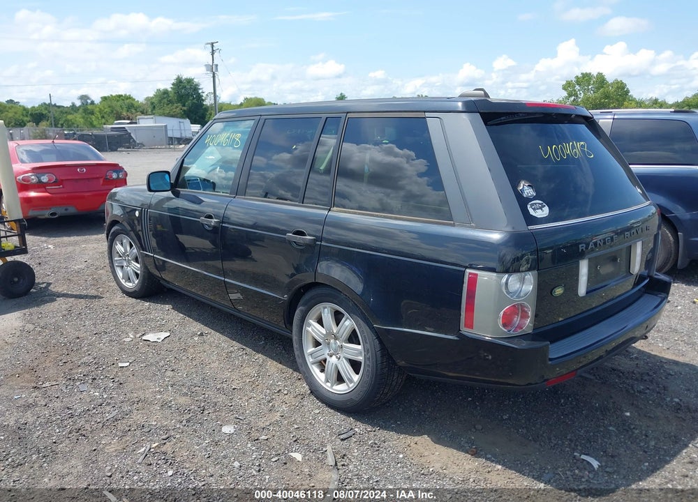 2007 LAND ROVER RANGE ROVER HSE VIN: SALME154X7A244143