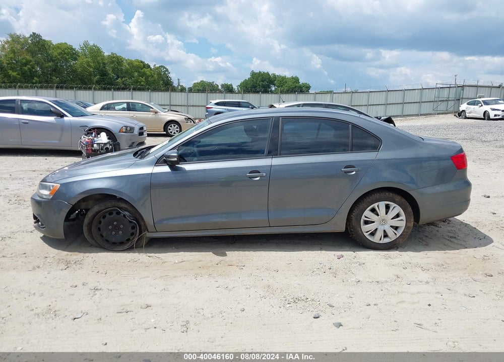 2012 VOLKSWAGEN JETTA 2.5L SE VIN: 3VWDP7AJ5CM452554