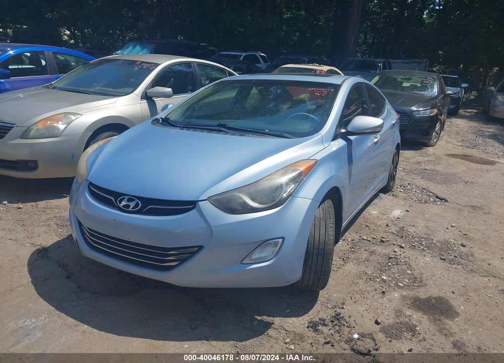 2013 HYUNDAI ELANTRA LIMITED VIN: KMHDH4AE8DU712598