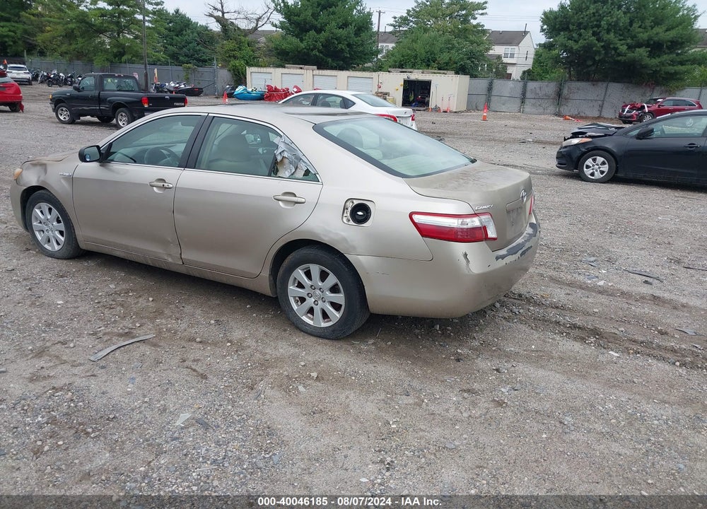 2007 TOYOTA CAMRY HYBRID VIN: JTNBB46K573006626