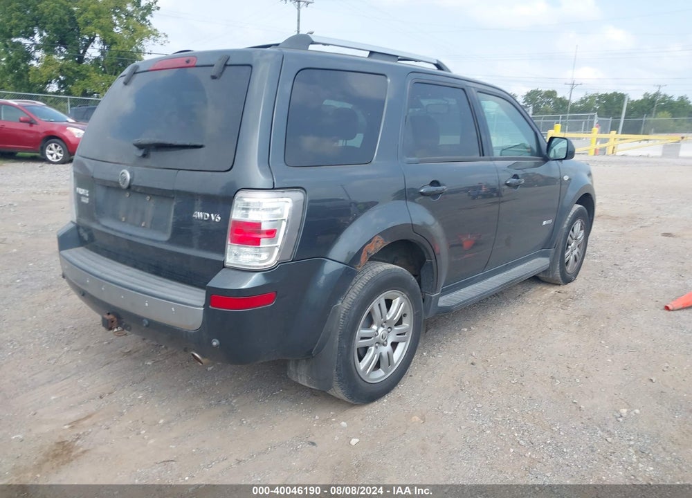 2008 MERCURY MARINER PREMIER VIN: 4M2CU97168KJ16897