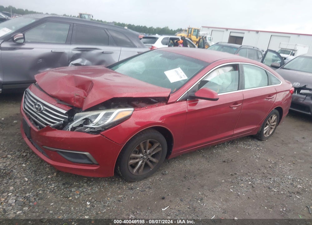 2016 HYUNDAI SONATA SE VIN: 5NPE24AF3GH314362