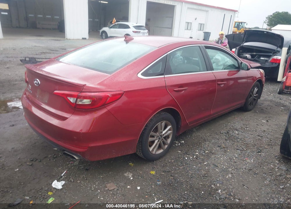 2016 HYUNDAI SONATA SE VIN: 5NPE24AF3GH314362