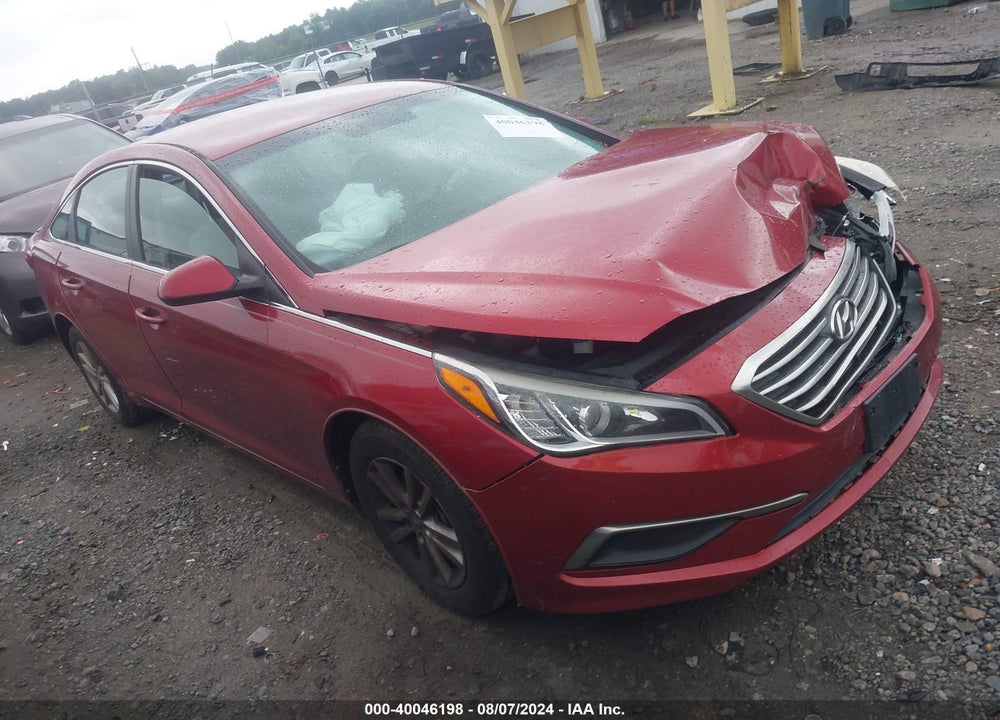 2016 HYUNDAI SONATA SE VIN: 5NPE24AF3GH314362