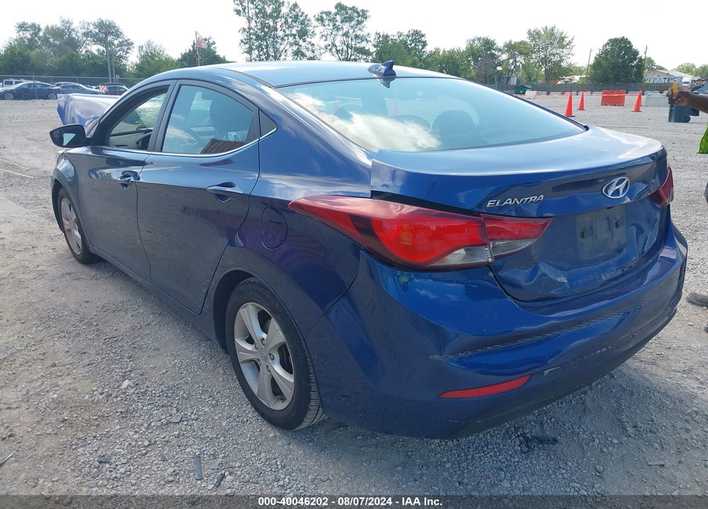 2016 HYUNDAI ELANTRA VALUE EDITION VIN: 5NPDH4AE1GH788599