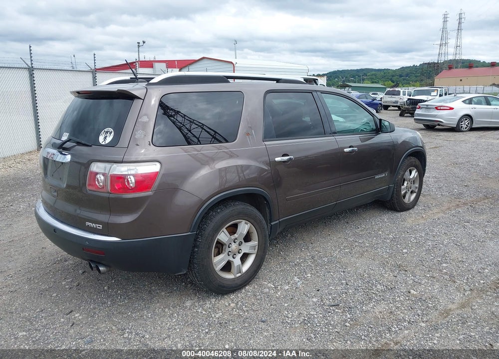 2008 GMC ACADIA SLE-1 VIN: 1GKEV13708J230444