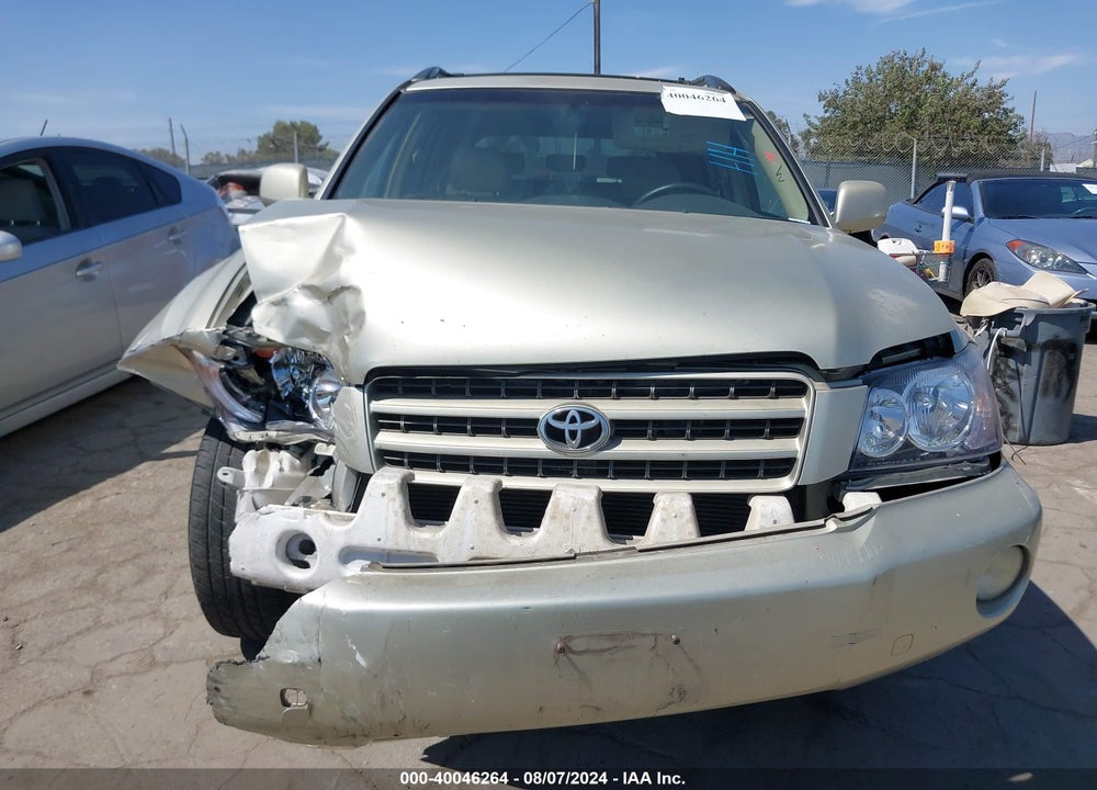 2003 TOYOTA HIGHLANDER LIMITED V6 VIN: JTEGF21A730119759