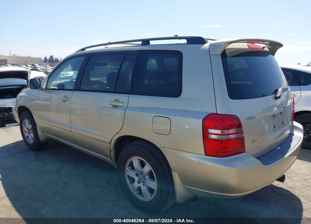 2003 TOYOTA HIGHLANDER LIMITED V6 VIN: JTEGF21A730119759