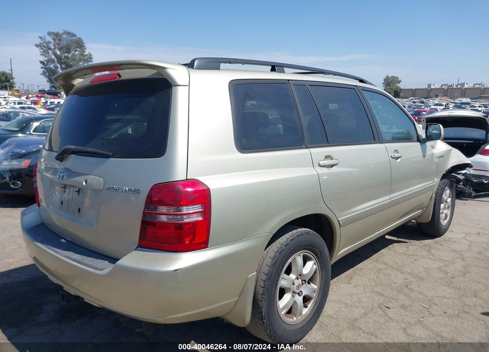 2003 TOYOTA HIGHLANDER LIMITED V6 VIN: JTEGF21A730119759