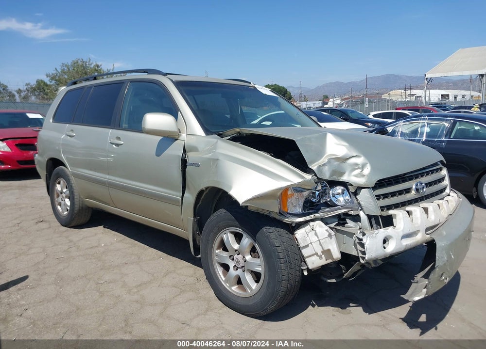 2003 TOYOTA HIGHLANDER LIMITED V6 VIN: JTEGF21A730119759