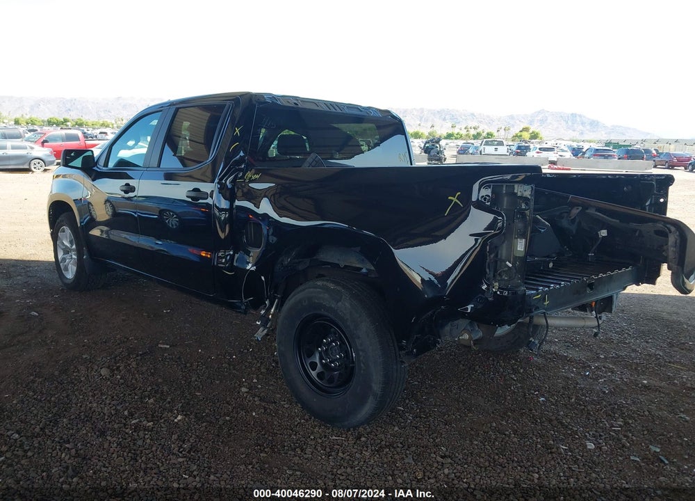 2022 CHEVROLET SILVERADO 1500 2WD SHORT BED CUSTOM VIN: 1GCPABEK6NZ555104