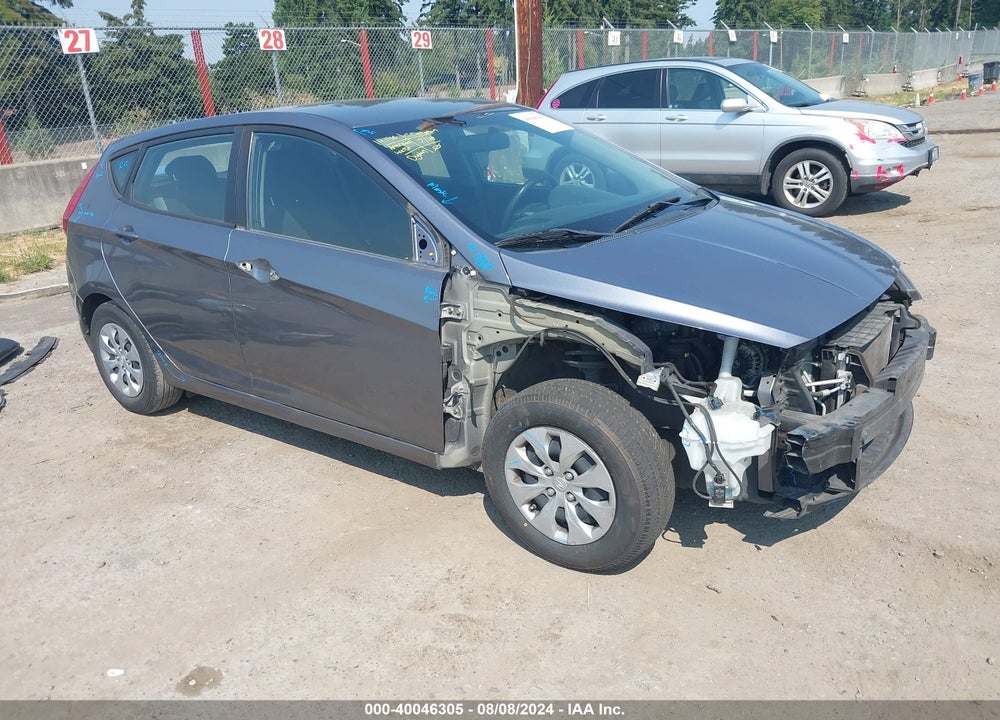 2017 HYUNDAI ACCENT SE VIN: KMHCT5AE3HU307691