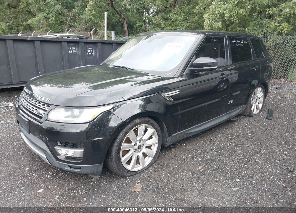 2015 LAND ROVER RANGE ROVER SPORT 3.0L V6 SUPERCHARGED HSE VIN: SALWR2VF8FA603797
