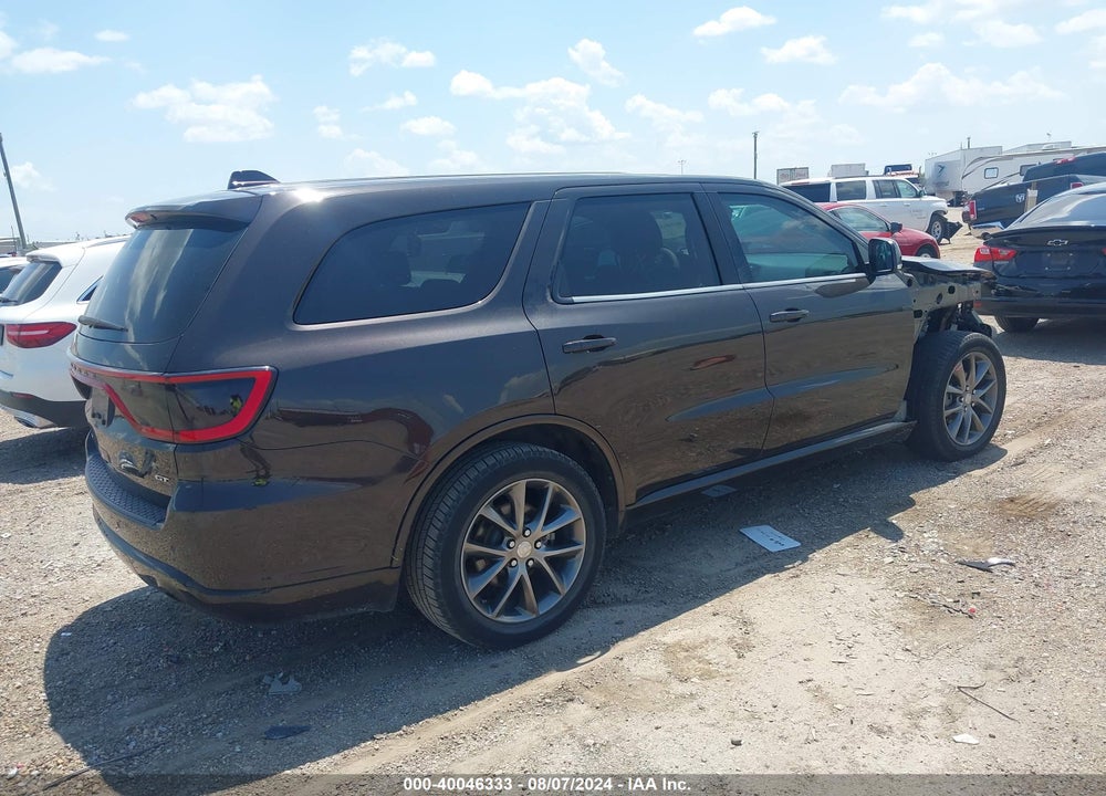 2017 DODGE DURANGO GT RWD VIN: 1C4RDHDGXHC829895