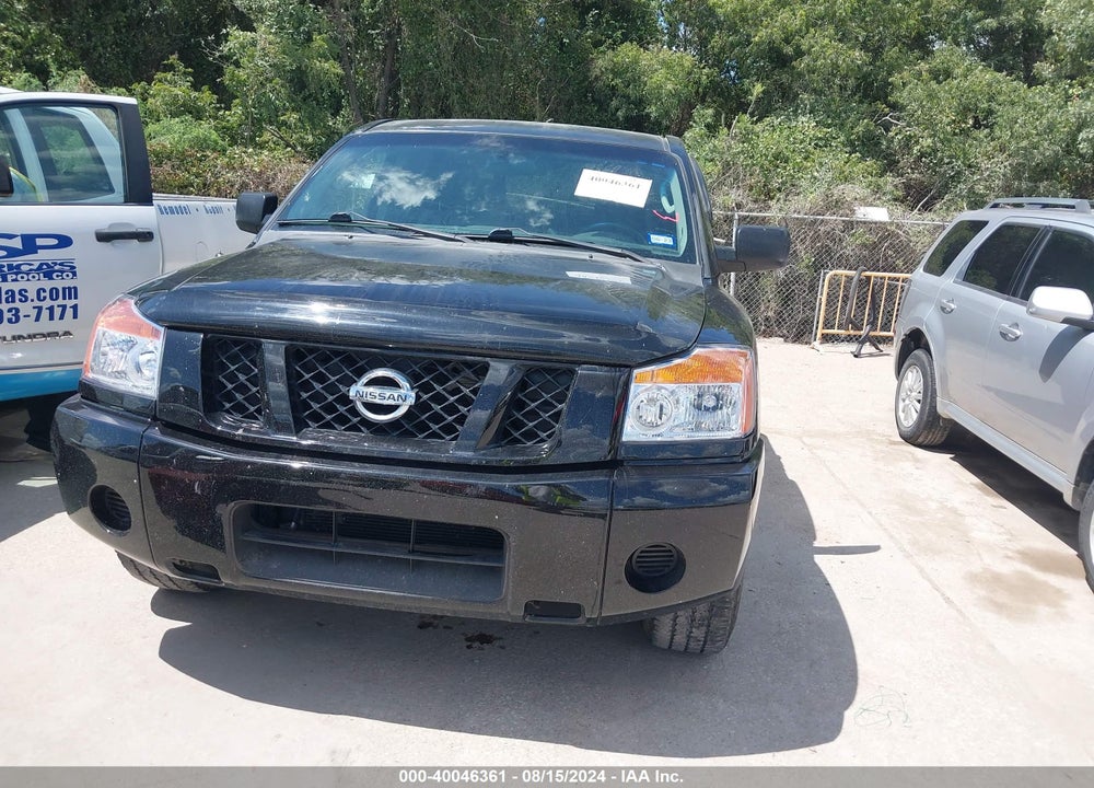2011 NISSAN TITAN S VIN: 1N6BA0EK5BN312849