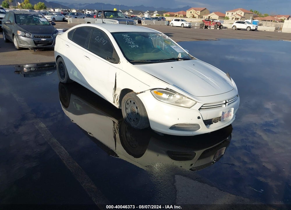 2016 DODGE DART SE VIN: 1C3CDFAA0GD539589