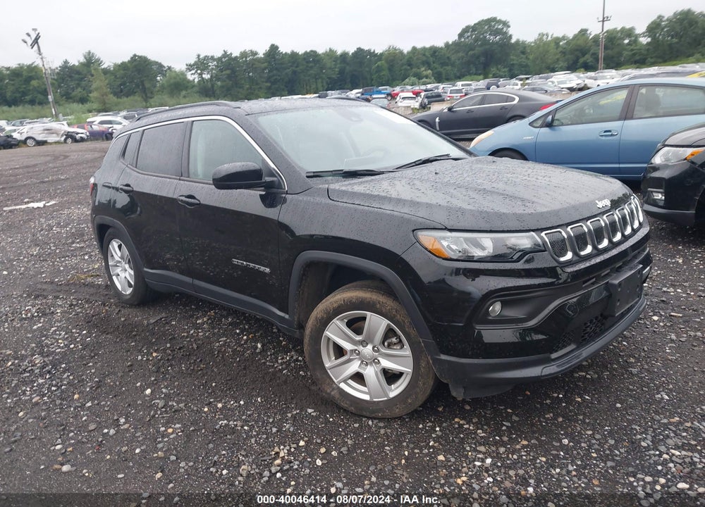 2022 JEEP COMPASS LATITUDE 4X4 VIN: 3C4NJDBB1NT185999