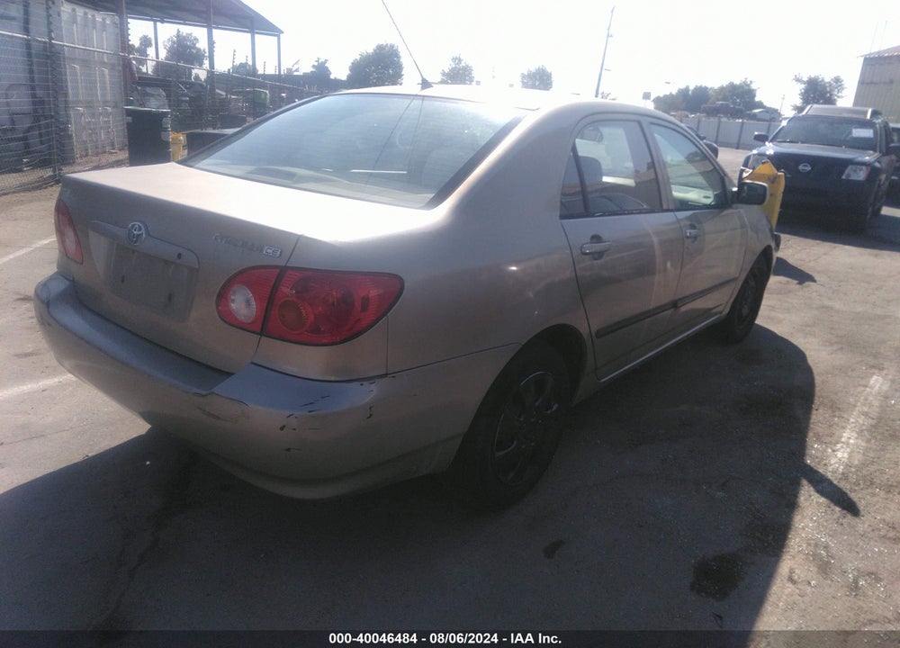 2004 TOYOTA COROLLA CE VIN: 1NXBR32E44Z200348