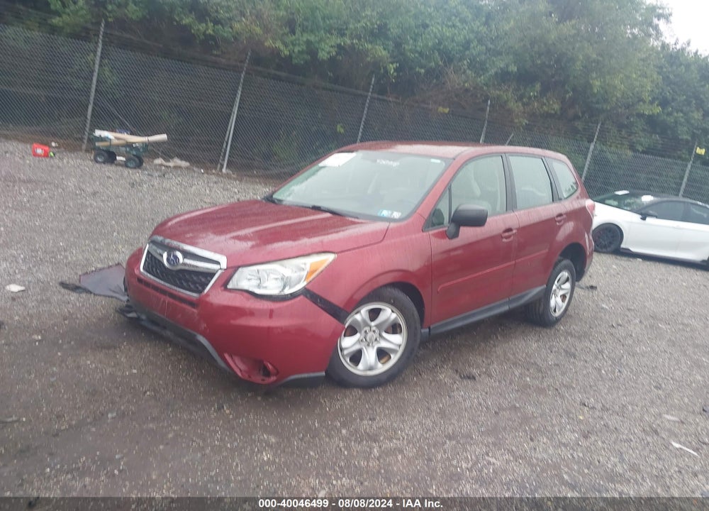 2014 SUBARU FORESTER 2.5I VIN: JF2SJAAC3EH450918
