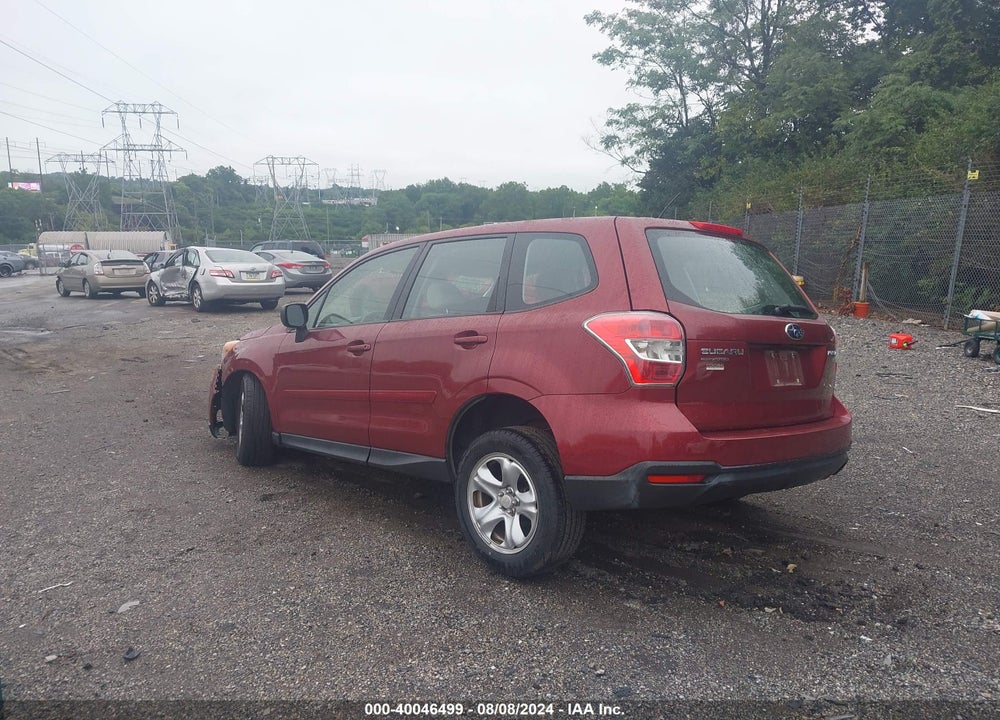 2014 SUBARU FORESTER 2.5I VIN: JF2SJAAC3EH450918