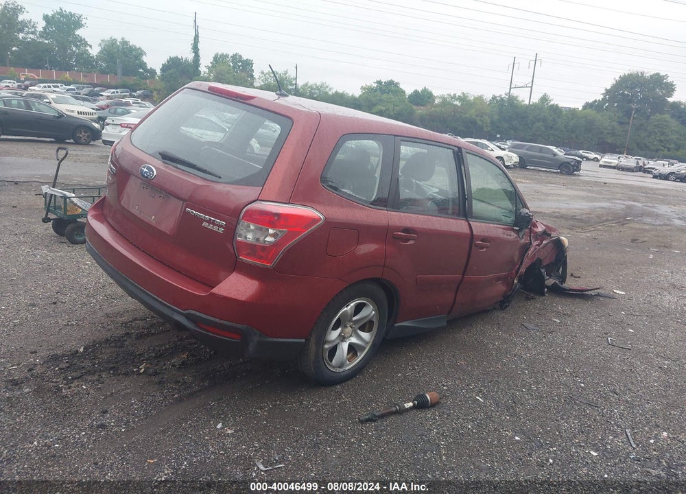2014 SUBARU FORESTER 2.5I VIN: JF2SJAAC3EH450918
