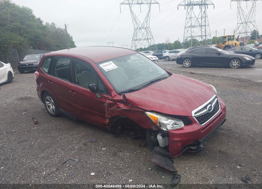 2014 SUBARU FORESTER 2.5I VIN: JF2SJAAC3EH450918