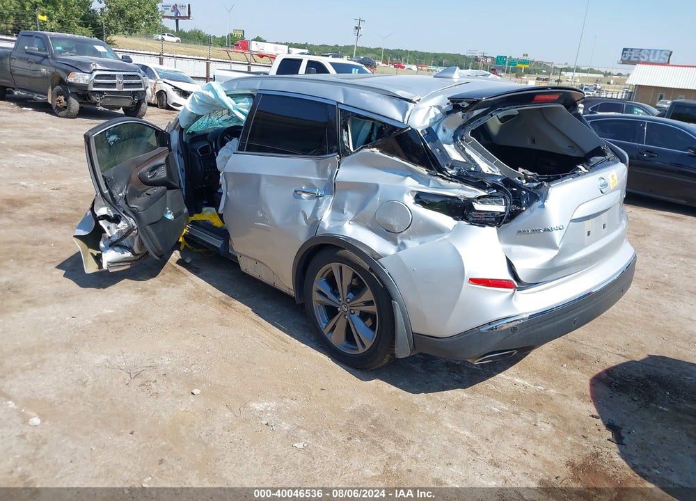 2020 NISSAN MURANO PLATINUM FWD VIN: 5N1AZ2DJ0LN116150