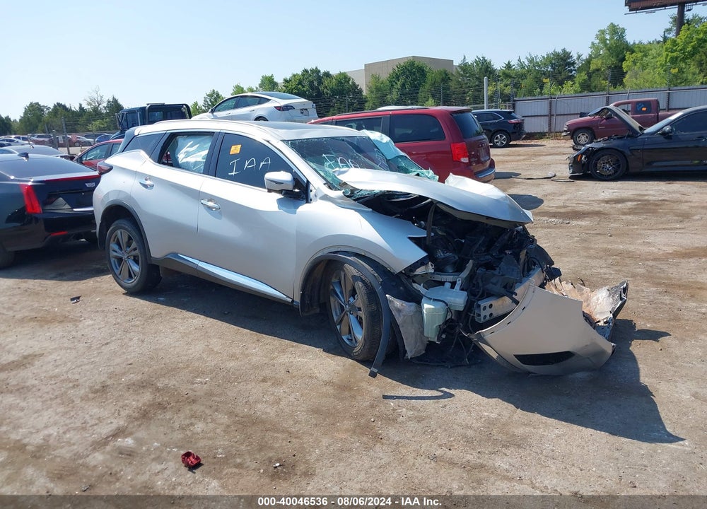 2020 NISSAN MURANO PLATINUM FWD VIN: 5N1AZ2DJ0LN116150