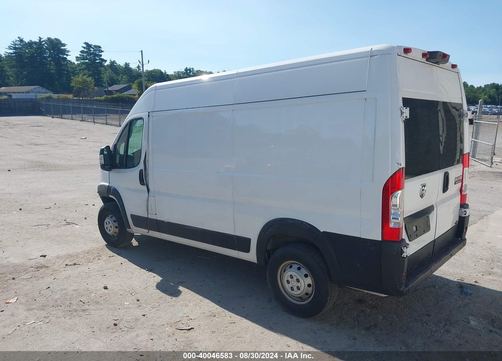 2020 RAM PROMASTER 2500 HIGH ROOF 136 WB VIN: 3C6TRVCG3LE123335