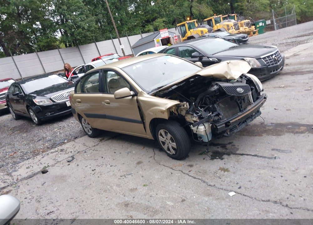 2009 KIA RIO LX VIN: KNADE223396502921