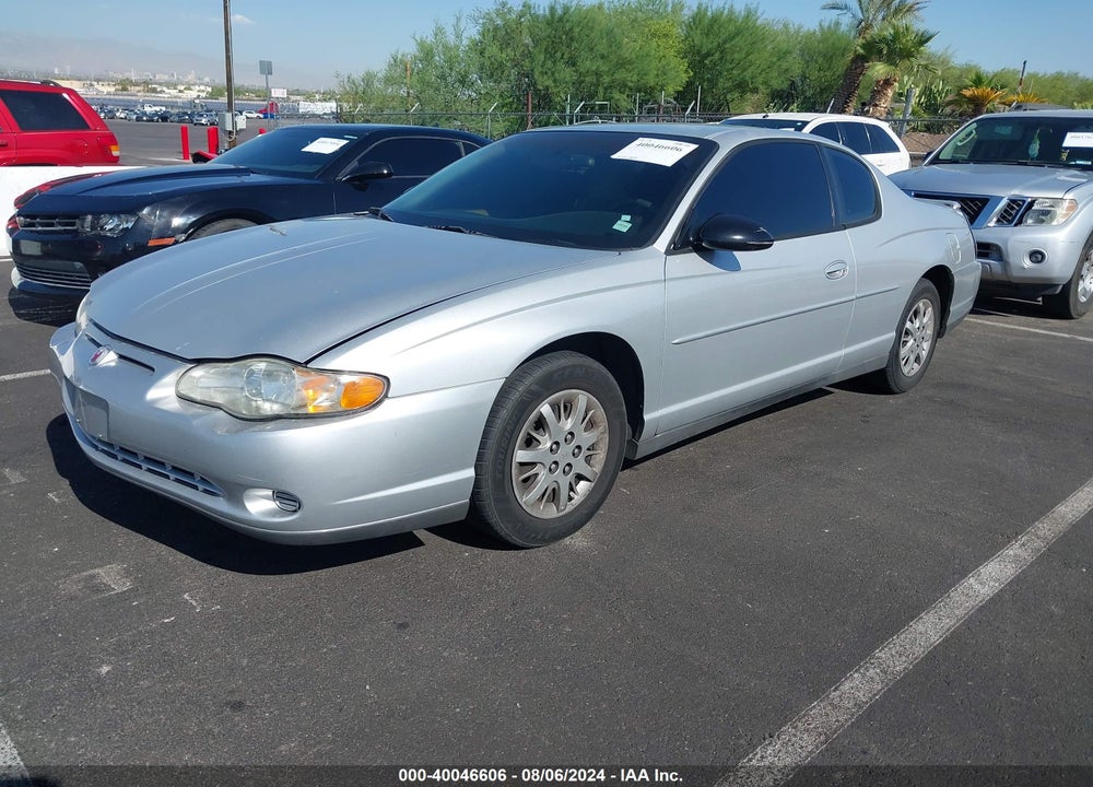 2000 CHEVROLET MONTE CARLO LS VIN: 2G1WW12E8Y9187408
