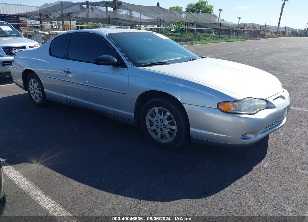 2000 CHEVROLET MONTE CARLO LS VIN: 2G1WW12E8Y9187408