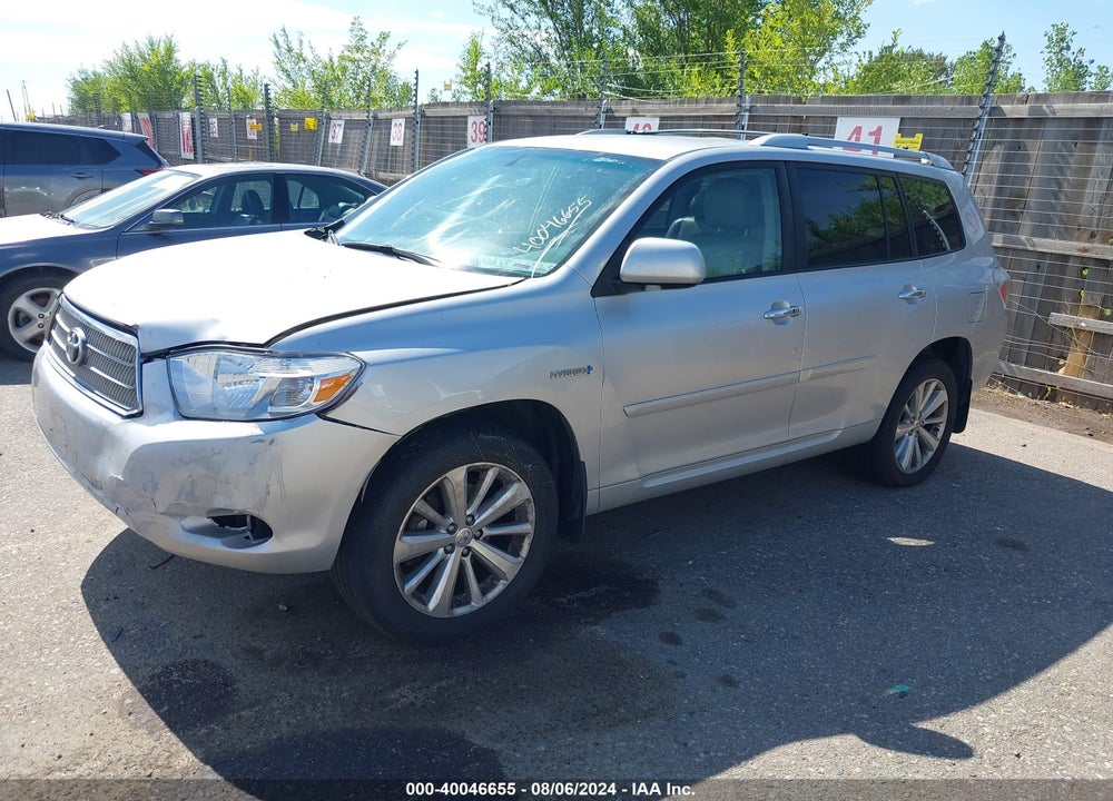 2009 TOYOTA HIGHLANDER HYBRID VIN: JTEEW41A892030430