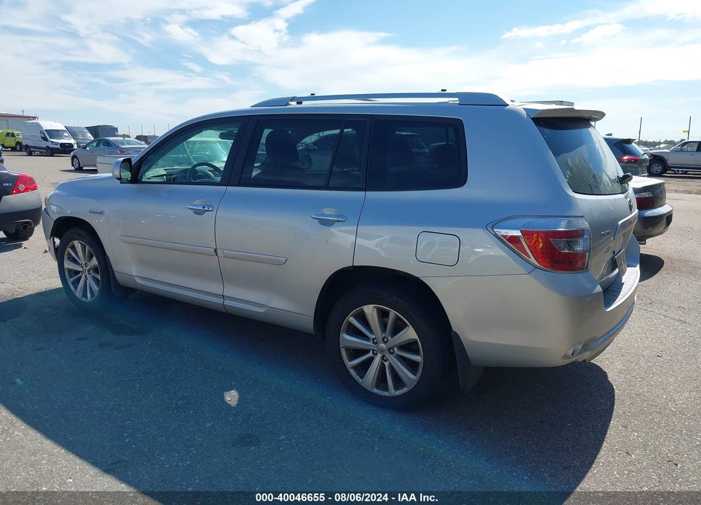 2009 TOYOTA HIGHLANDER HYBRID VIN: JTEEW41A892030430